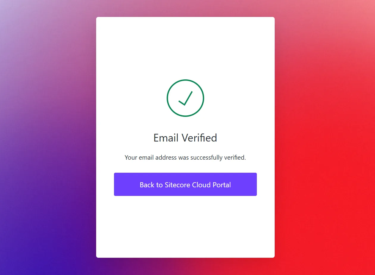 Email Verified