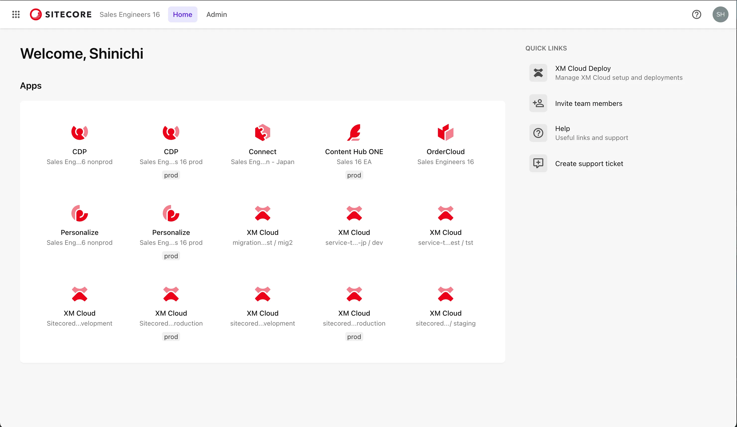 Sitecore Cloud Portal